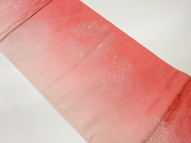 JAPANESE FUKURO OBI / WOVEN FLOWERS